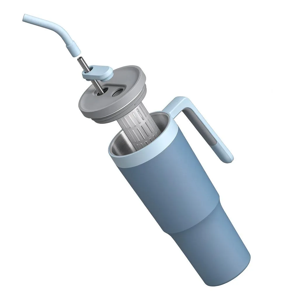40oz Tea Infuser Handle Tumbler