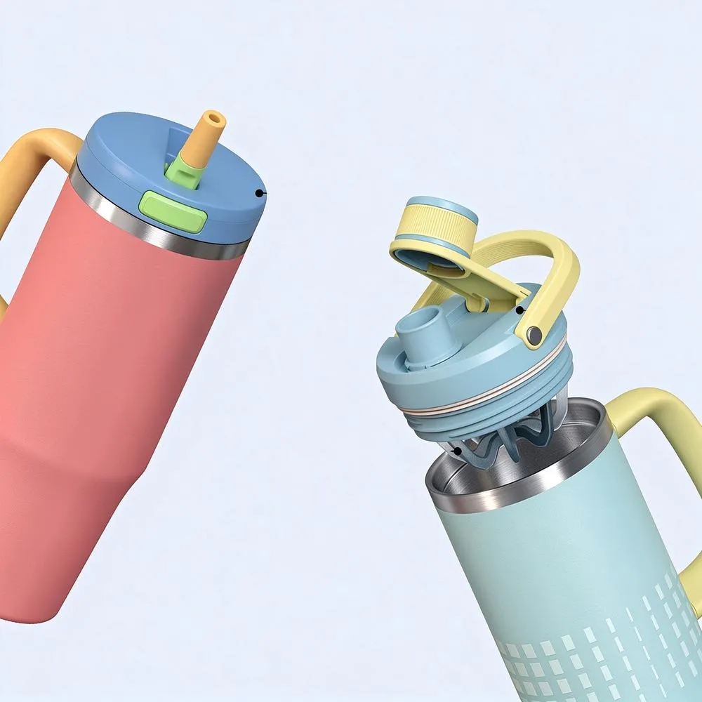Quick-Open Car Tumbler